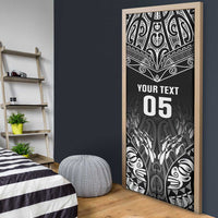 Custom New Zealand Fishing Door Cover Aotearoa Maori Koru - Polynesian Pride