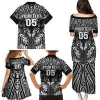 Custom New Zealand Fishing Family Matching Puletasi and Hawaiian Shirt Aotearoa Maori Koru LT05 - Polynesian Pride