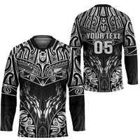 Custom New Zealand Fishing Hockey Jersey Aotearoa Maori Koru - Polynesian Pride