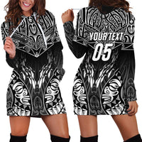 Custom New Zealand Fishing Hoodie Dress Aotearoa Maori Koru - Polynesian Pride