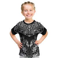 Custom New Zealand Fishing Kid T Shirt Aotearoa Maori Koru - Polynesian Pride