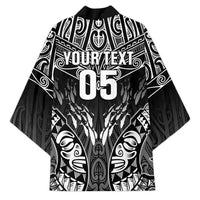 Custom New Zealand Fishing Kimono Aotearoa Maori Koru - Polynesian Pride