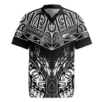 Custom New Zealand Fishing Rugby Jersey Aotearoa Maori Koru - Polynesian Pride