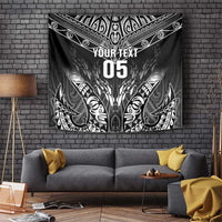 Custom New Zealand Fishing Tapestry Aotearoa Maori Koru - Polynesian Pride