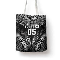 Custom New Zealand Fishing Tote Bag Aotearoa Maori Koru - Polynesian Pride