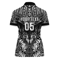 Custom New Zealand Fishing Women Polo Shirt Aotearoa Maori Koru - Polynesian Pride