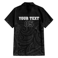 Custom New Zealand Marathon Family Matching Tank Maxi Dress and Hawaiian Shirt Maori Style