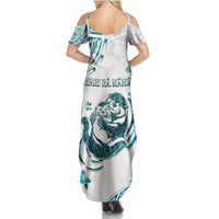 New Zealand Aotearoa Hari Ra Mama Summer Maxi Dress A Mother's Love Is Like No Otter LT05 - Polynesian Pride