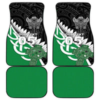 New Zealand And Ireland Rugby Car Mats Silver Fern With Celtic Cross