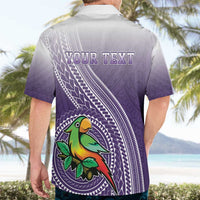 Personalized Manua High School Hawaiian Shirt Polynesian Tribal Pattern