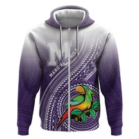 Personalized Manua High School Hoodie Polynesian Tribal Pattern