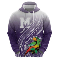 Personalized Manua High School Hoodie Polynesian Tribal Pattern