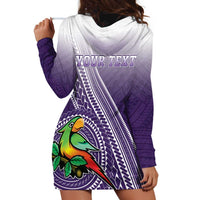 Personalized Manua High School Hoodie Dress Polynesian Tribal Pattern