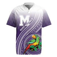 Personalized Manua High School Rugby Jersey Polynesian Tribal Pattern