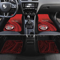 Fagaitua High School Car Mats Polynesian Tribal Pattern