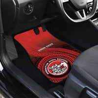Fagaitua High School Car Mats Polynesian Tribal Pattern