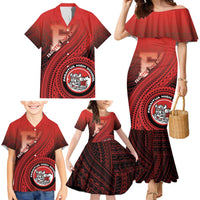 Personalized Fagaitua High School Family Matching Mermaid Dress and Hawaiian Shirt Polynesian Tribal Pattern LT05 - Polynesian Pride