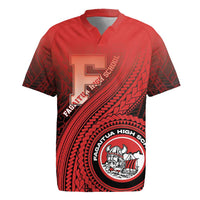Personalized Fagaitua High School Rugby Jersey Polynesian Tribal Pattern