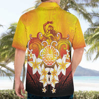 Tahiti Heiva Festival Hawaiian Shirt Tahitian Vahine Plumeria Flowers