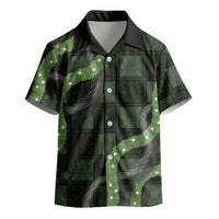 Hawaiian Quilt Kid Hawaiian Shirt Pele Hair Hinahina Lei Black Version LT05 - Polynesian Pride