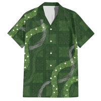 Hawaiian Quilt Hawaiian Shirt Pele Hair Hinahina Lei Green Version LT05 Green - Polynesian Pride