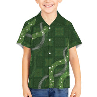 Hawaiian Quilt Hawaiian Shirt Pele Hair Hinahina Lei Green Version LT05 - Polynesian Pride
