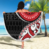 New Zealand Red Maori Koru Simple Style Beach Blanket