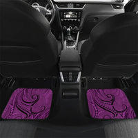 New Zealand Purple Darts Car Mats Maori Fern Curve Style
