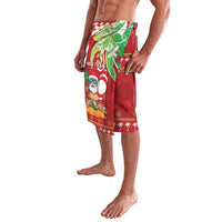 Personalised Hawaii Christmas Lavalava Funny Santa Claus Surf Mele Kalikimaka