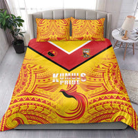 Papua New Guinea Rugby Bedding Set Kumul Pride Go Champions
