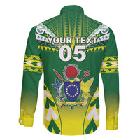 Cook Islands Rugby Custom Family Matching Short Sleeve Bodycon Dress and Hawaiian Shirt The Kukis Go Champions LT05 - Polynesian Pride