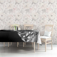 New Zealand Kiwi Rugby Custom Tablecloth Go Champions Maori Pattern