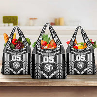 Custom Polynesia Beach Volleyball Grocery Bag Polynesian Tribal Pattern - Polynesian Pride