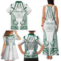 Custom Hawaii Volleyball Family Matching Tank Maxi Dress and Hawaiian Shirt Polynesian Pattern - Polynesian Pride