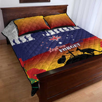 New Zealand And Australia ANZAC Last Post Quilt Bed Set