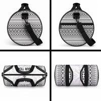Custom Fiji 2026 Rugby Duffle Bag Fijian Tapa Pattern