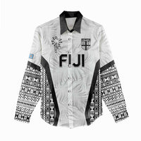 Custom Fiji 2026 Rugby Women Casual Shirt Fijian Tapa Pattern
