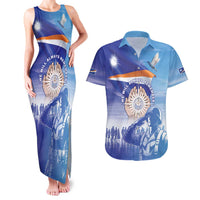 Personalised Marshall Islands Remembrance Day Couples Matching Tank Maxi Dress and Hawaiian Shirt We Will Always Remember