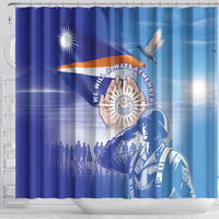 Marshall Islands Remembrance Day Shower Curtain We Will Always Remember