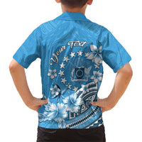 Personalised Penrhyn Gospel Day Family Matching Short Sleeve Bodycon Dress and Hawaiian Shirt Cook Islands Tribal Pattern LT05 - Polynesian Pride