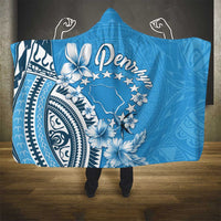 Penrhyn Gospel Day Hooded Blanket Cook Islands Tribal Pattern