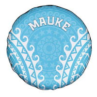 Custom Cook Islands Mauke Spare Tire Cover Polynesian Tribal Tattoo