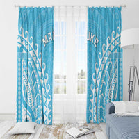 Custom Cook Islands Mauke Window Curtain Polynesian Tribal Tattoo