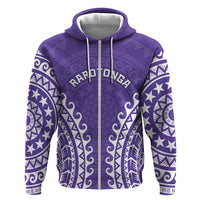 Custom Cook Islands Rarotonga Hoodie Polynesian Tribal Tattoo