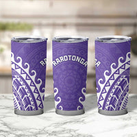 Cook Islands Rarotonga Tumbler Cup Polynesian Tribal Tattoo