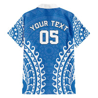 Custom Cook Islands Pukapuka Family Matching Short Sleeve Bodycon Dress and Hawaiian Shirt Polynesian Tribal Tattoo