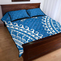 Custom Cook Islands Pukapuka Quilt Bed Set Polynesian Tribal Tattoo