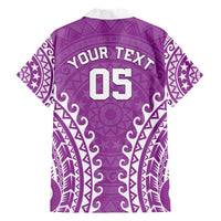 Custom Cook Islands Mangaia Family Matching Short Sleeve Bodycon Dress and Hawaiian Shirt Polynesian Tribal Tattoo