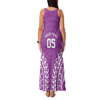 Custom Cook Islands Mangaia Family Matching Tank Maxi Dress and Hawaiian Shirt Polynesian Tribal Tattoo