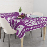 Custom Cook Islands Mangaia Tablecloth Polynesian Tribal Tattoo